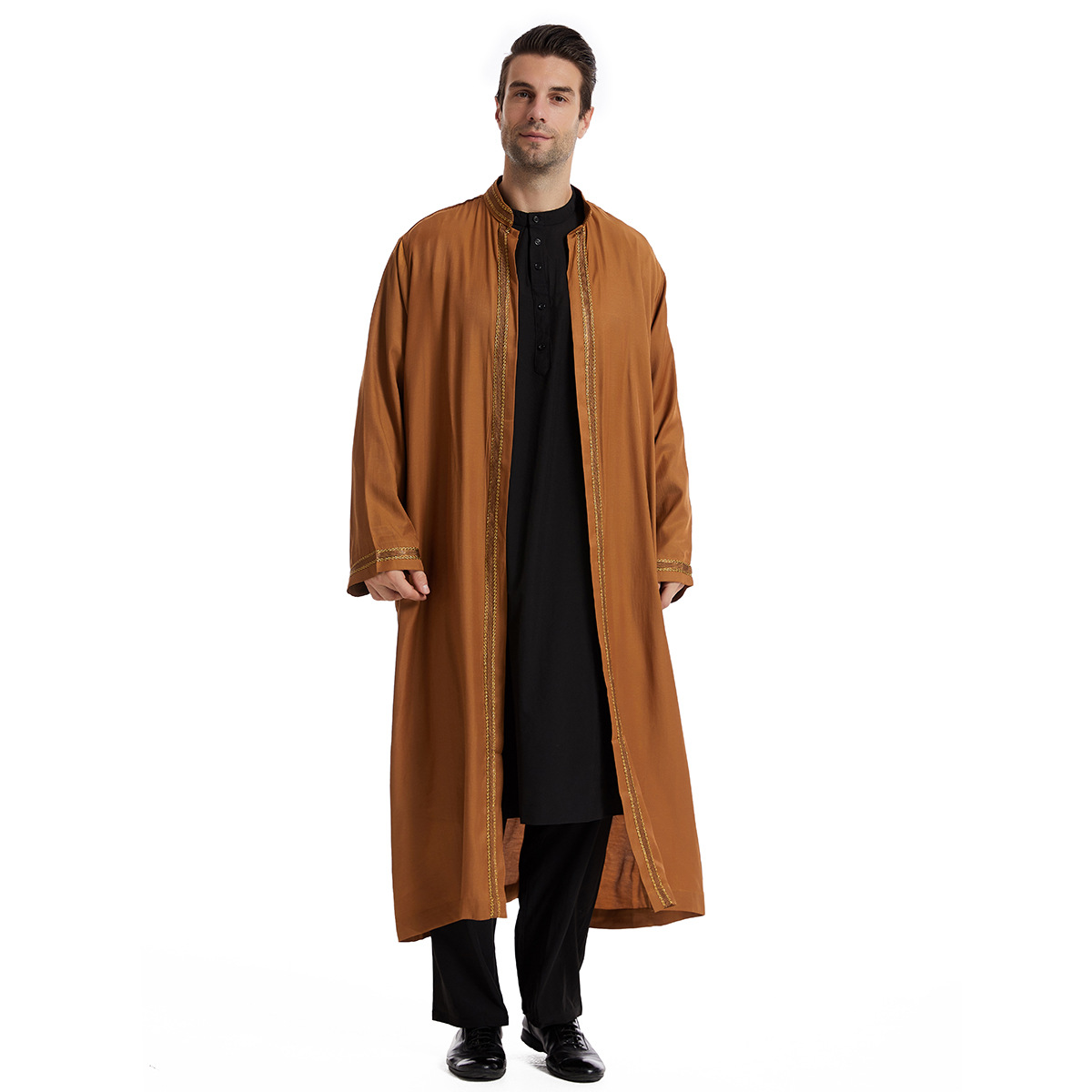 Men Formal Wear Dubai - Thobe Masculino, Abaya, Vestuário Islâmico, Cardigan,