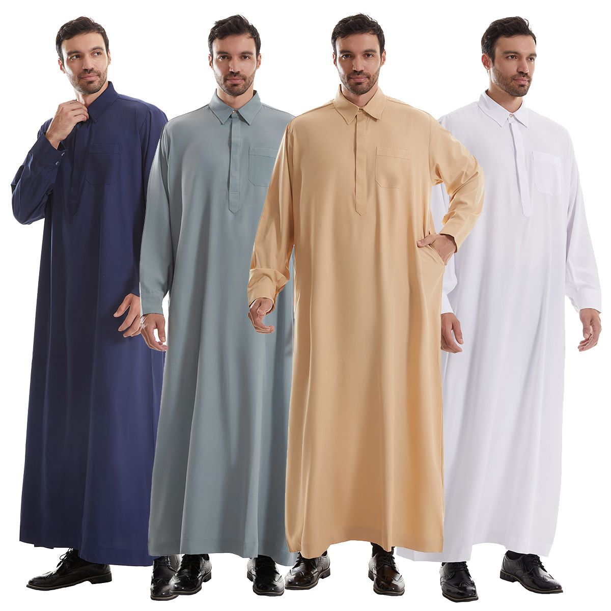 Men Formal Wear Dubai - Jubba Thobe Masculino, Camisa Longa para