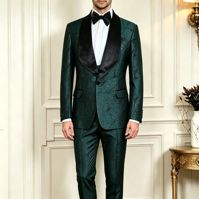 Men Formal Wear Green - Terno Masculino para Casamento e Baile