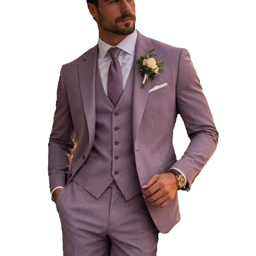 Terno Masculino Lavanda 3 Peça - Men Formal Wear Outfits avaliação e preço