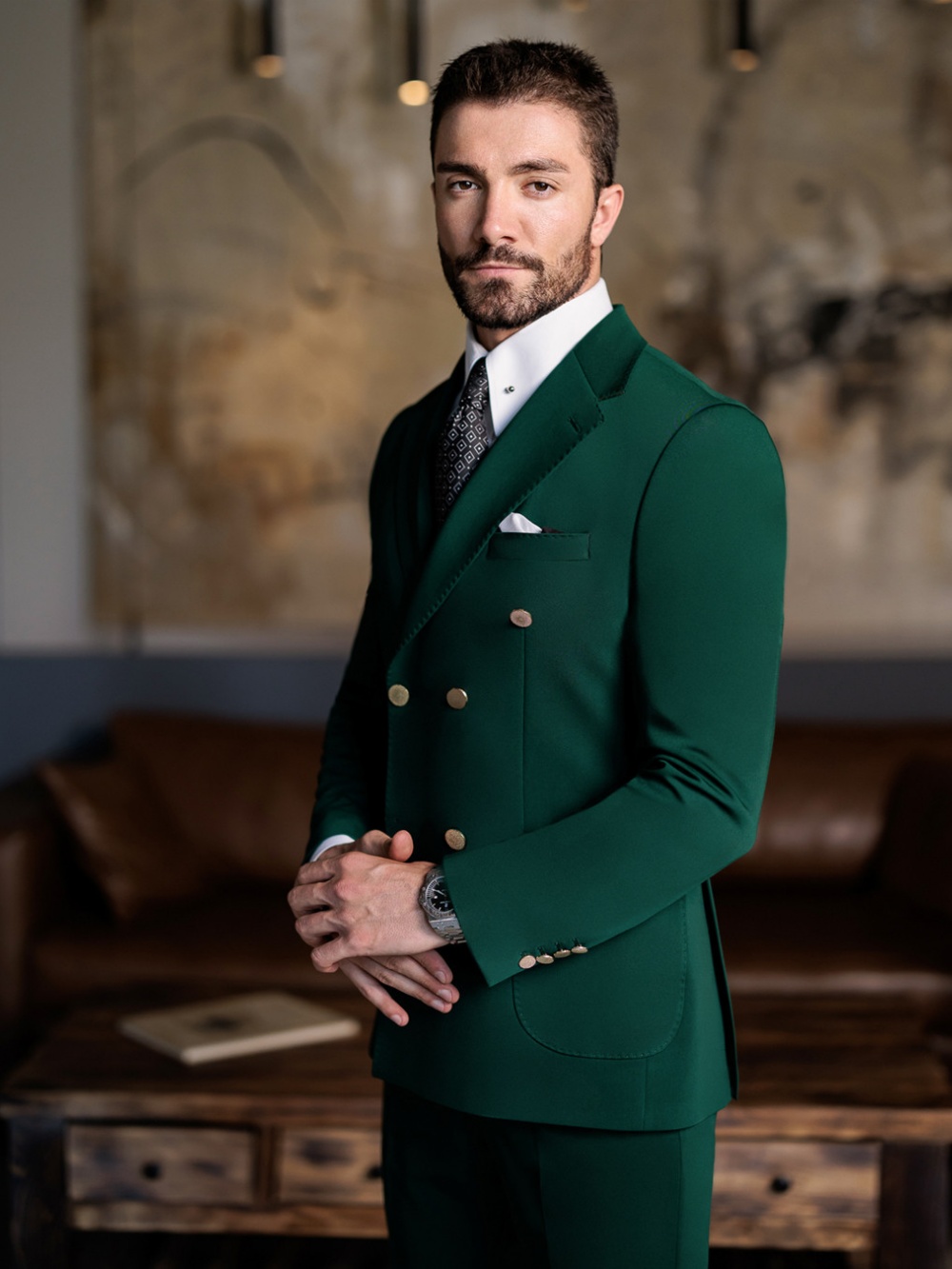 Ternos Slim Fit Verdes para Ho - Men Formal Wear Green avaliação e preço
