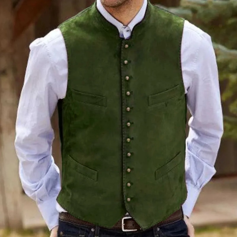 Colete masculino de veludo cam - Men Formal Wear Outfits avaliação e preço