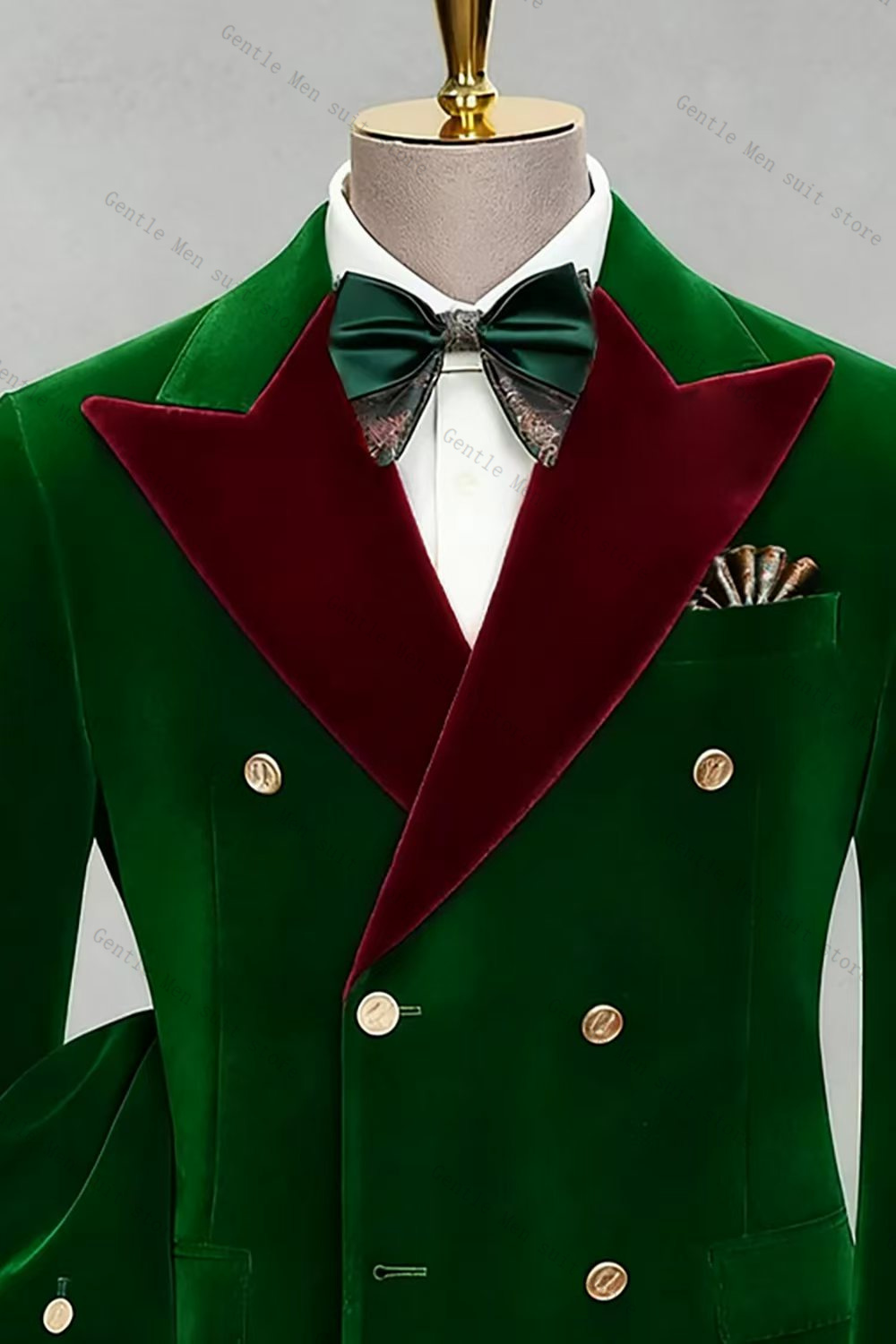 Conjunto de terno masculino de - Men Formal Wear Green avaliação e preço