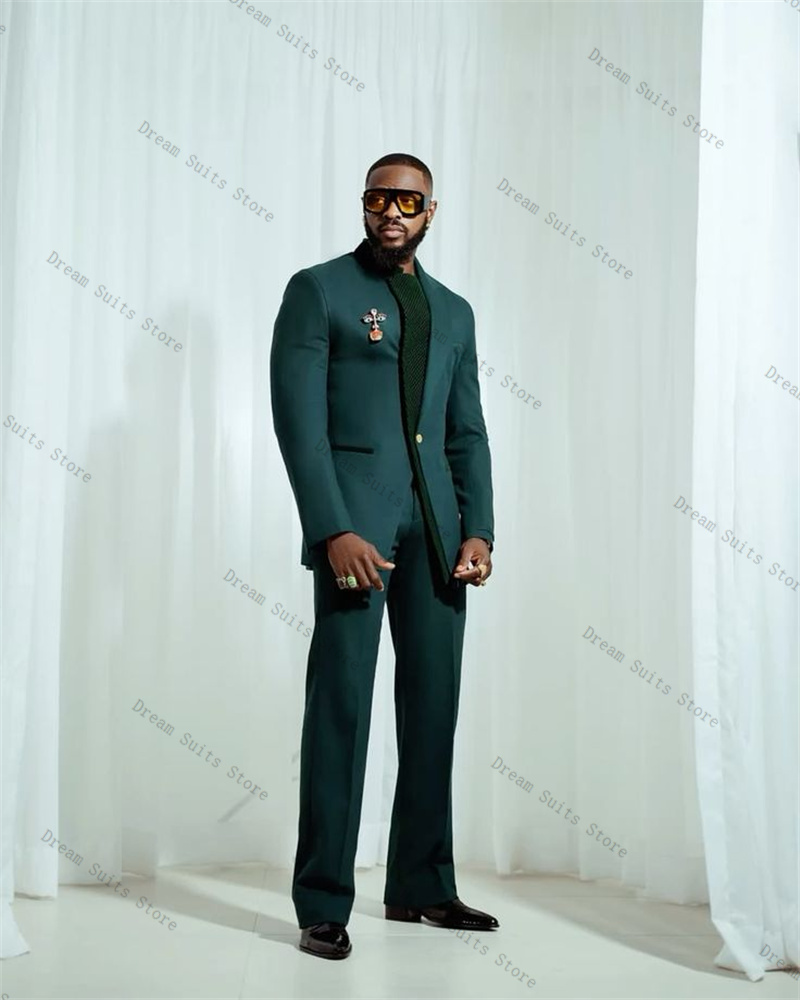 Conjunto de terno masculino de - Men Formal Wear Green avaliação e preço